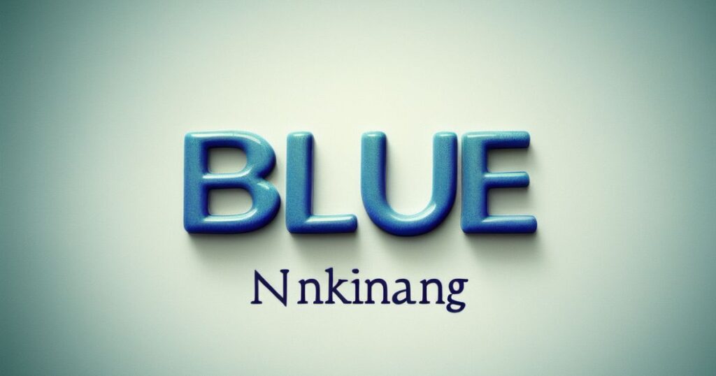 Blue Nickname Meaning